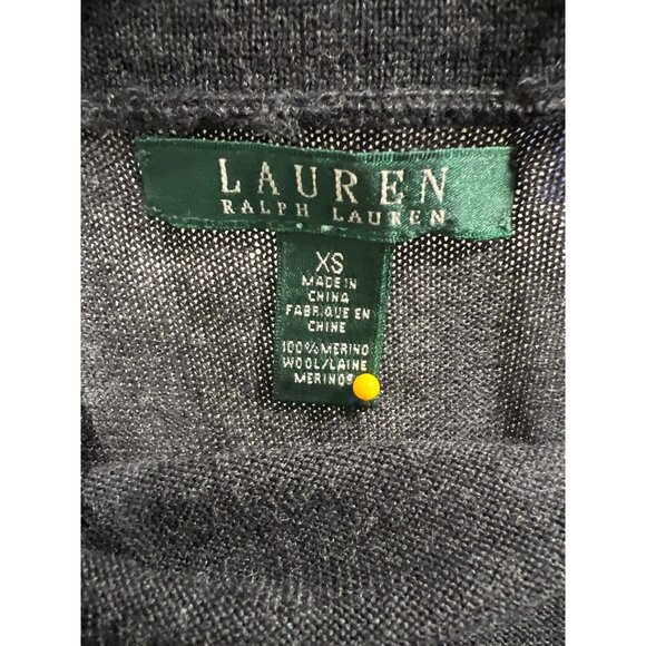 Lauren by American Fashion Designer Ralph Lauren Merino Wool Dress XS (Mended) - Picture 7 of 12